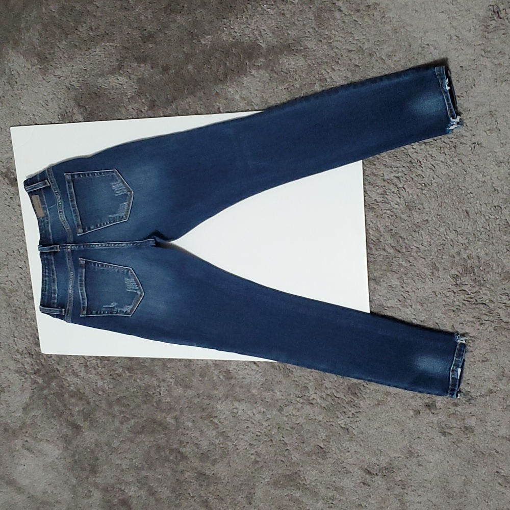 Distressed High Rise Skinny Jeans - Picture 2 of 2